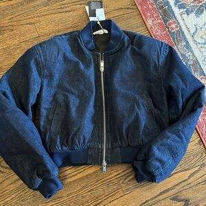 The frankie shop Mickey denim jacket NWT